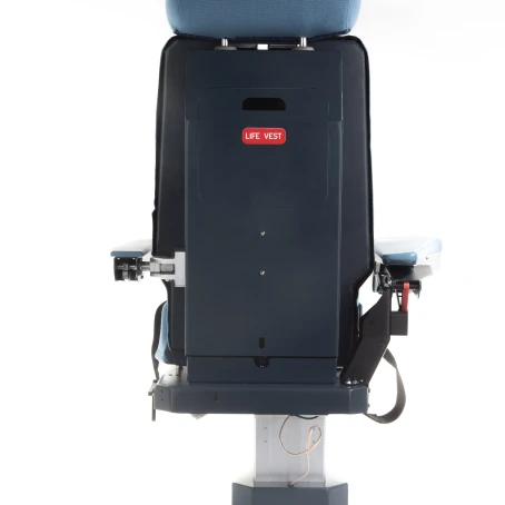 A320 motorized seat first officer side back view