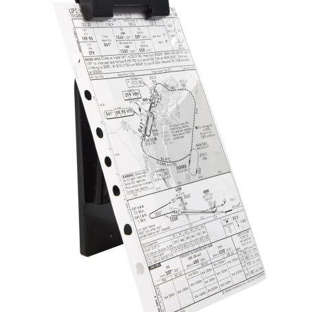 FSC B737 Yoke Wheel Chart Holder 3 4 with map