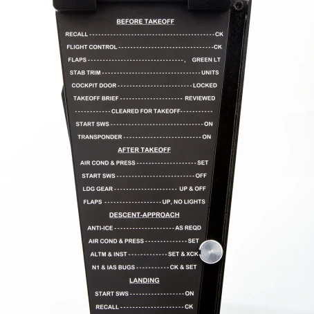 FSC B737 Yoke Wheel Chart Holder front