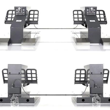 FSC B737NG upfloor rudder pedals linked front back