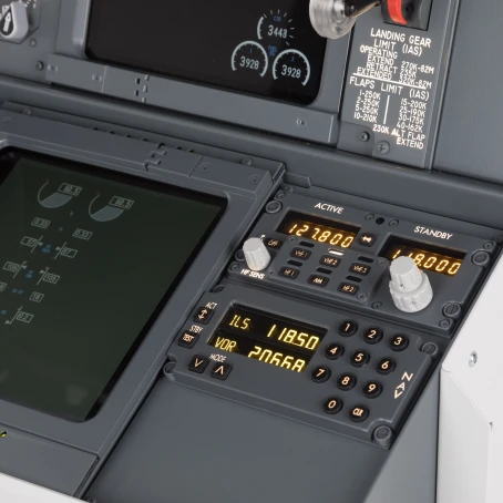 FSC B737NG cockpit one seat compact radio nav panel