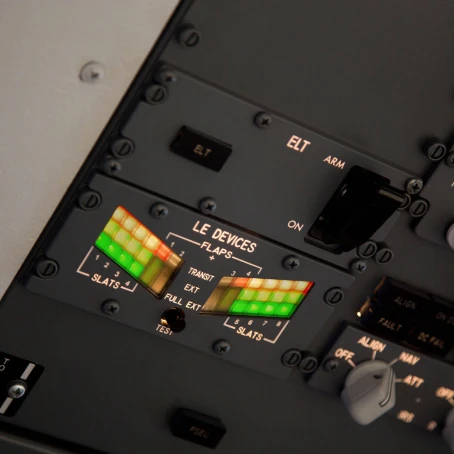 FSC B737NG overhead aft le devices flap panel
