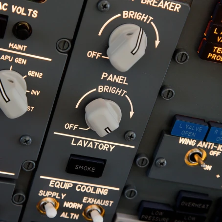 FSC B737NG overhead fwd service panel