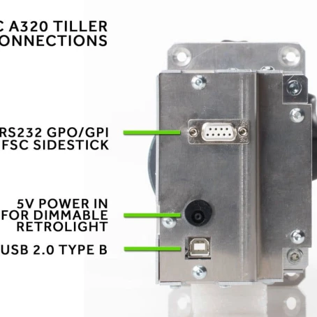 FSC A320 tiller cpt connections