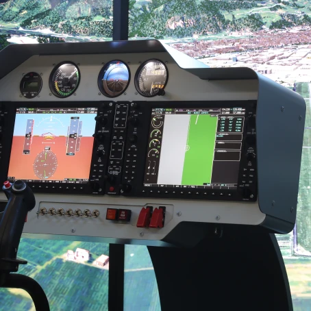 FSC MTHS helicopter simulator glass cockpit G1000